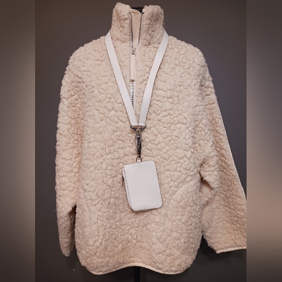 ACNE STUDIO FEDDA Teddy Ivory, Or Cream Jacket Size XS - Picture 2 of 16